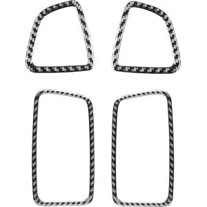TLILY For 2015-2022 Soft Carbon Fiber Car Side Air Outlet Vent Cover Sticker Trim Accessories