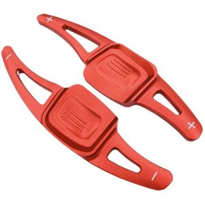 Tlily - For 2018 2019 2020 2021 Volkswagen Golf Touareg cc Steering Wheel Conversion Shift Paddles Long Red