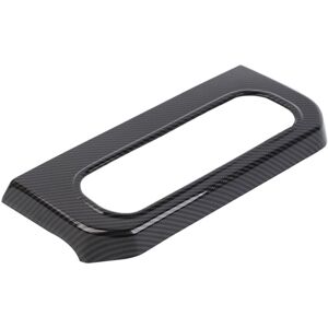 Tlily - For 2022 2023 2024 Car Armrest Box Rear Cup Holder Cover Trim Accessories abs Carbon Fiber