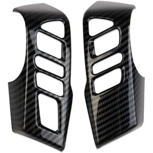 Tlily - For 2022-2024 Car Steering Wheel Cover Trim Interior Accessories ,abs Carbon Fiber