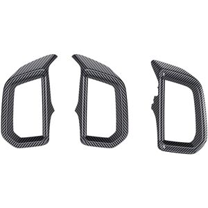 Tlily - For -50 CX50 2023 us Version Car Front Side a/c Air Outlet Frame Trim Sticker Interior Accessories Carbon Fiber