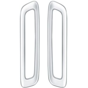 Tlily - For -60 2022 2023 rhd Silver Car a Pillar Air Conditioning Outlet Decorative Frame Sticker Accessories