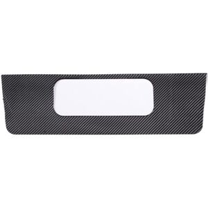 TLILY For C7 2014-2019 Soft Carbon Fiber Car Rear License Plate Frame Cover Trim Sticker Accessories