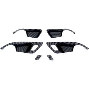 Tlily - For Chevrolet Trax Seeker 2023 2024 Car Inner Door Bowl Frame Cover Trim Accessories - abs Carbon Fiber