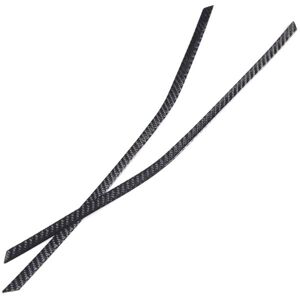 Tlily - For Corvette C7 2014-2019 Soft Carbon Fiber Car Front Windshield a Pillar Strip Trim Sticker Accessories