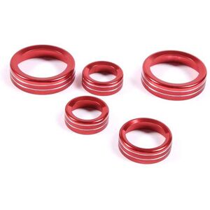 Tlily - For Ford Maverick 2022 Aluminum Alloy Car Central Control Air Conditioning Volume Knob Decorative Ring Cover Accessories
