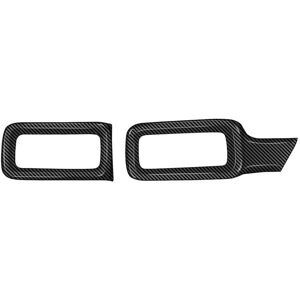 Tlily - For Ford Maverick 2022+ Carbon Fiber Side Dash a/c Air Conditioner Outlet Vent Cover Panel Trim