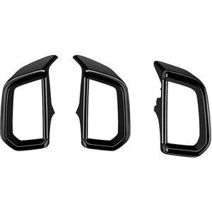 Tlily - For Mazda CX-50 CX50 2023 us Version Car Front Side a/c Air Outlet Frame Trim Sticker Interior Accessories Gloss Black