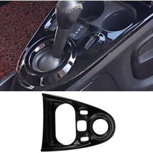 Tlily - For Mercedes-Benz 453 Fortwo Forfour Bright Black abs Car Gear Shift Knob Panel Frame Cover Trim Car Styling