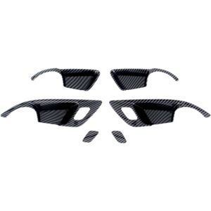 Tlily - For Seeker 2023 2024 Car Inner Door Bowl Frame Cover Trim Accessories - abs Carbon Fiber