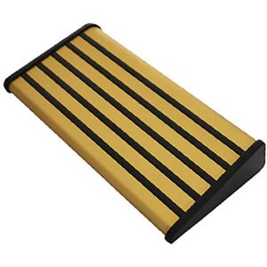 Tlily - For Tesla Model 3 y Car Rear Back Seat Aluminum Alloy Rest Pedal Rest Pedal Automotive Interior Accessories Gold