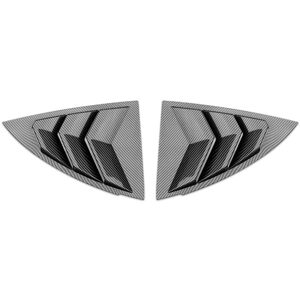 Tlily - For Tesla Model 3 y Louvre Rear Triangle Sequins Exterior Modification Parts, Carbon Fibre, c