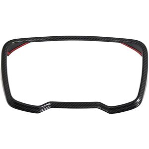 Tlily - For Toyota Corolla Cross XG10 2020 2021 Car Carbon Fiber Interior Dashboard Meter Display Frame Trim Cover