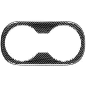 Tlily - For Toyota Prius 60 Series 2020-2023 Carbon Fiber Car Rear Armrest Water Cup Holder Decoration Frame Cover Trim