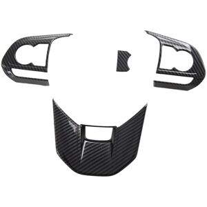 Tlily - For Veloz 2022-2024 Carbon Fiber Car Steering Wheel Switch Buttons Cover Frame Trim Interior Accessories