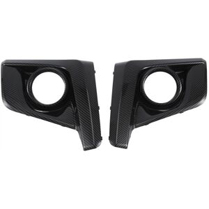 Tlily - Front Bumper Fog LIght Cover Grille Fog Lamp Bezel Cover for Subaru-XV Crosstrek18-20 57731FL081 57731FL082 Carbon Fiber