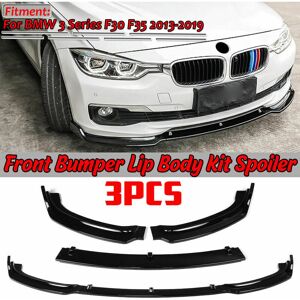 Dewdat - Front Bumper Lip Body Kit Spoiler For bmw 3 Series F30 F35 2013-2019 Base Model (Not Fit m sports Models)
