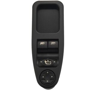 Tlily - Front Left Driver Side Window Switch Window Master Switch for Fiat Peugeot Citroen OE:6554.ZJ 6554.ZH