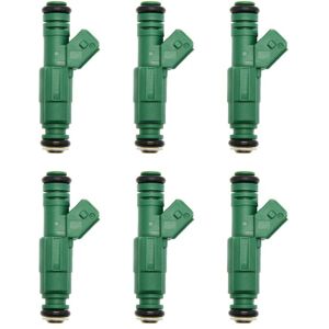 TLILY Green Giant Fuel Injector 42Lb E85 440Cc 0280 155 968 0280155968 Fuel Injector for -AUDI VOLVO Golf - 6pcs