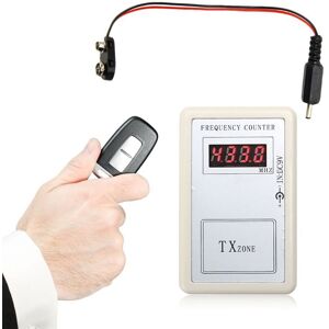 TLILY Handheld Remote Control Wireless Frequency Meter Digital Counter Tester 250-450MHz for Car Auto Garage Door