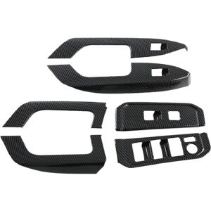 Tlily - Inner Door Armrest Window Lift Switch Panel Cover Glass Control Cover Sticker for Toyota Land Cruiser Lc300 2022 2023