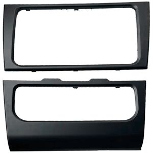 Tlily - Interior Dash Radio gps Head Unit Trim ac Bezel Heater Control Panel Golf 2009-2012 5K0858061F 5K0858069