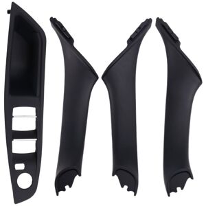 Tlily - Interior Front Door Armrest Panel Trim Pull Handle Set Replacement for 5 Series F10 F11 F18 520i 523i 525i 528i rhd