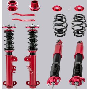 MAXPEEDINGRODS Kit Suspension Combine Filete Pour Bmw 3 Series E36 Réglable Amortisseurs Rouge