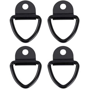 ZVD - Lashing hook heavy-duty V-ring anchor ring made of stainless steel for trailers, trucks and warehouses, 4 pieces