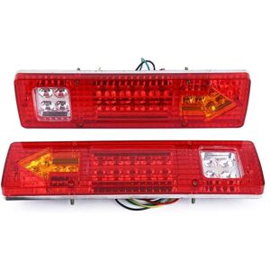 Ikodm - led Trailer Light Kit, 2 Pack 19 led Tail Lights for Car, Truck, Trailer, Van - Waterproof 24V