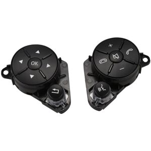 Tlily - Left+Right Car Inner Part Steering Wheel Worn Button Cover Switch For W204 W212 C200 E260 E320 Glk260