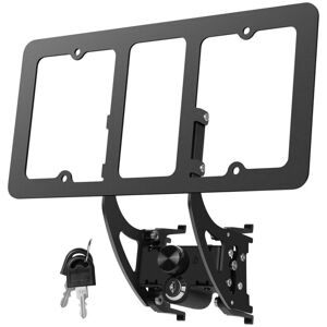 Tlily - Lockable Front License Plate Holder for Model y 2021-2024 3 2021-2023, Anti-Theft Frame