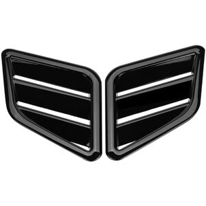 Tlily - Max Style Front Bonnet Vents Hood Cover Trim Universal for Focus Fiesta ,Bright Black