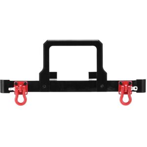 Tlily - Metal Front Bumper with Tow Hook for mn D90 D91 D96 MN-90 MN99S 1/12 rc Car Upgrade Parts Accessories,Black