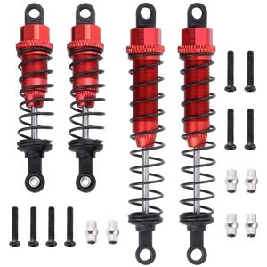 Tlily - Metal Oil Filled Front&Rear for 1/12 12428 12423 rc Car Crawler Upgrad Part,Red