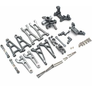 TLILY Metal Suspension Arm Steering Block Set for hbx 16889 16889A 16890 16890A SG1601 SG1602 1/16 rc Car Upgrades Parts Kit,3