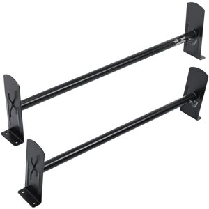 Mophorn - Van Roof Ladder Rack, 2 Bars Alloy Steel Roof Racks, 227 kg Capacity, Adjustable Length 910-1460 mm, Rain-Gutter Roof Rack Compatible with