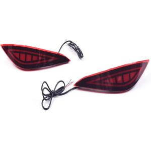 TLILY Multi-function LED Reflector Lamp Rear Fog Lamp Rear Bumper Light Brake Light For Toyota Rush 2018 2019