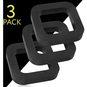 Linghhang - 3 Pack 2 Inch Hitch Receiver Mufflers for Adjustable Ball Mounts Reduces Rattles and Noise, Compatible with Any 2 Inch Trailer Hitch