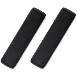 Ymyny - Pack Car Seat Belt Pads, Black Removable Seat Belt Pads, Neck/Shoulder Protection, Suitable for Adults and Children