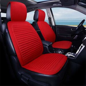 HÉLOISE 1pc Car Seat Cover Auto Accessories Front Car Seat Protectors Comfort,Car Seat Cushions All-Season Use Breathable Flax fiber (Red)