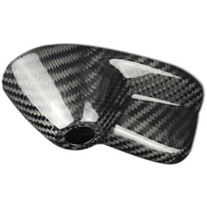 TLILY Real Carbon Fiber Roof Fin Antenna Cover Trim for R55 R56 2007-2013 Car Aerials Accessories