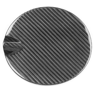 Tlily - Real Carbon Fibre Car Exterior Gas Oil Fuel Tank Cap Cover Trim Stickers for 500 2012-2019 Accessories
