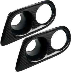 TLILY Real Carbon Fog Light Cover Surrounds Air Duct For BMW 3 Series E46 M3 01-06