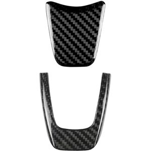 Tlily - Real Hard Carbon Fiber Sticker Car Steering Wheel Cover Trim Accessories for 595 2012 2013 2014 2015