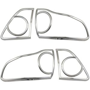 Tlily - Rear Tail Back Light Lamp Frame Styling abs Chrome Cover Trim for Toyota for Corolla 2008-2010 Tail Light Lamp Frame Trim