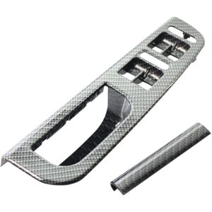 Tlily - rhd Car Master Window Switch Control Panel Bezel w/ Trim for -vw Golf Passat Jetta MK4 1998-2005 Carbon Fiber Style