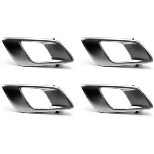 Tlily - 4X Right Car Interior Door Inner Handle for Ford Ranger 2012-2021 Everest 2015-2021 Mazda BT50 2012-2019 Silver Grey
