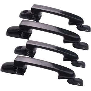 Tlily - Set Of 4 Front Rear lh rh Exterior Car Door Handle For Hyundai Accent 2006-2011