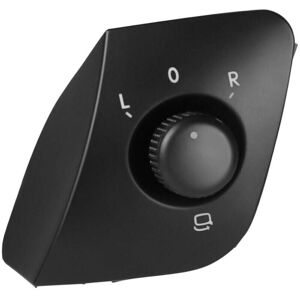 Side wing mirror adjustment knob, pearl replacement for Ibiza 2009-2015, 6J1959565, Black Ymyny